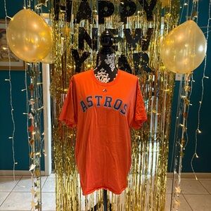 Majestic Men’s Houston Astros Orange Short Sleeve Tee T-Shirt GUC Keuchel No. 60